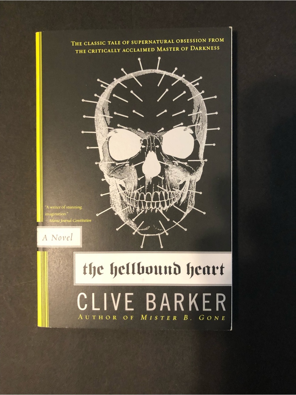 The Hellbound Heart by Clive Barker Horror Novel -G